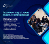 İnsan Hakları ve Eşitlik Hukuku Seminerleri Sertifika Programı